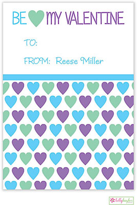 Valentine's Day Exchange Cards by Kelly Hughes Designs (Heart You)